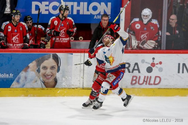 Photo hockey match Amiens  - Grenoble  le 20/03/2019