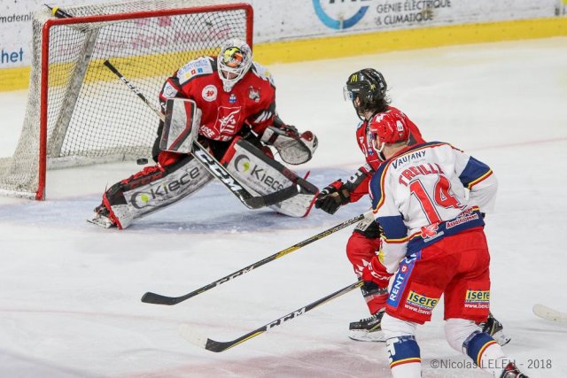 Photo hockey match Amiens  - Grenoble  le 20/03/2019