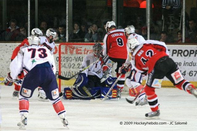 Photo hockey match Briançon  - Grenoble  le 25/03/2009