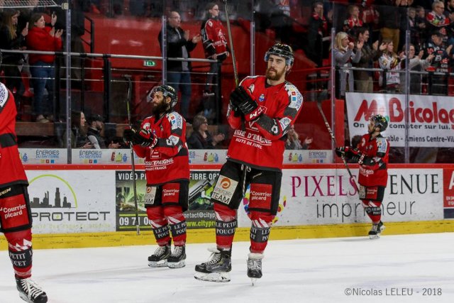 Photo hockey match Amiens  - Grenoble  le 20/03/2019