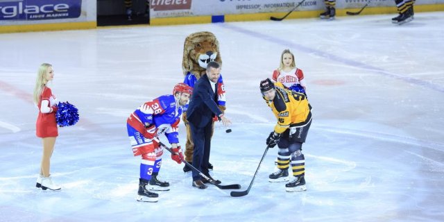 Photo hockey match Lyon - Strasbourg  le 22/03/2019