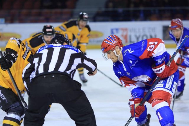 Photo hockey match Lyon - Strasbourg  le 22/03/2019