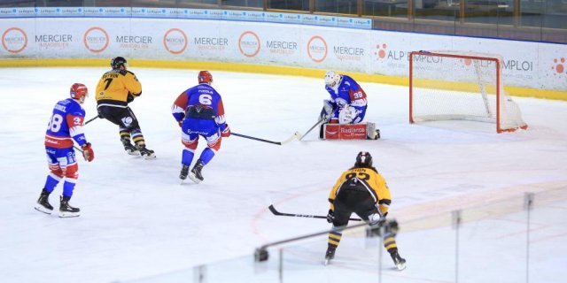 Photo hockey match Lyon - Strasbourg  le 22/03/2019
