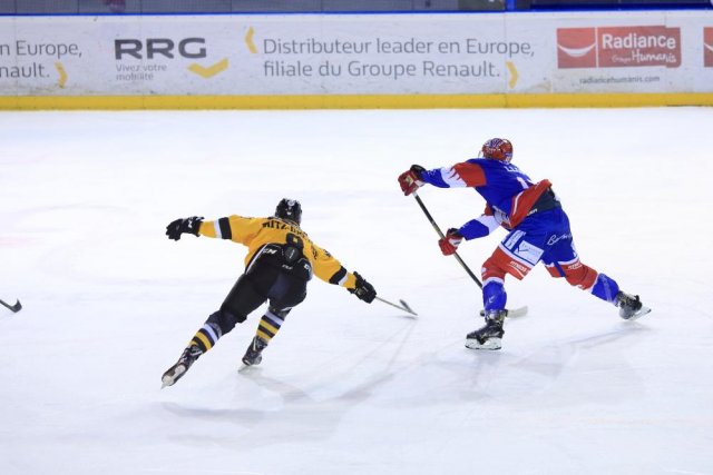 Photo hockey match Lyon - Strasbourg  le 22/03/2019