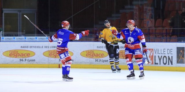 Photo hockey match Lyon - Strasbourg  le 22/03/2019