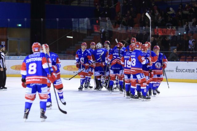Photo hockey match Lyon - Strasbourg  le 22/03/2019