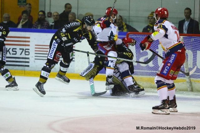 Photo hockey match Rouen - Grenoble  le 29/03/2019
