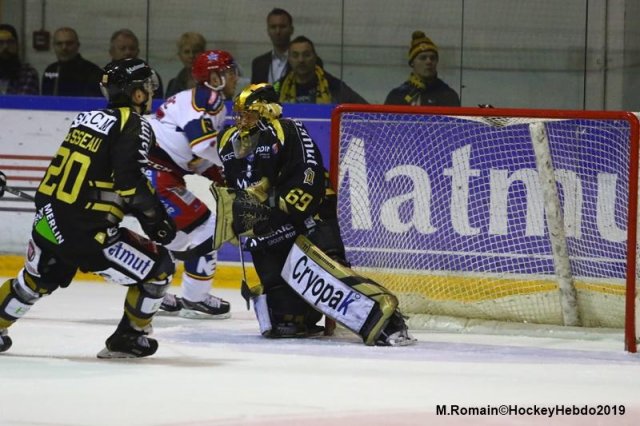 Photo hockey match Rouen - Grenoble  le 29/03/2019