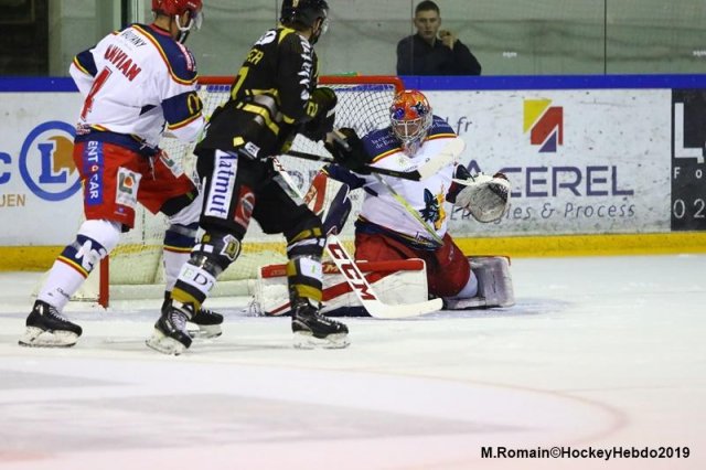 Photo hockey match Rouen - Grenoble  le 29/03/2019