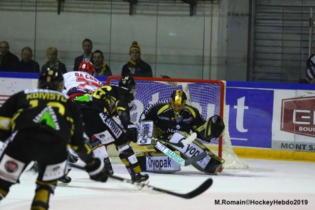 Photo hockey match Rouen - Grenoble  le 29/03/2019