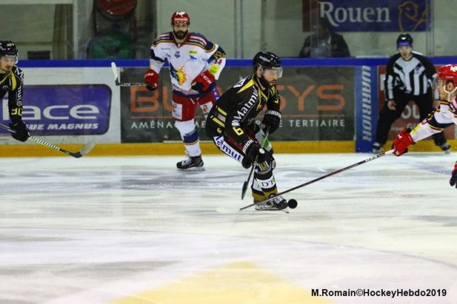 Photo hockey match Rouen - Grenoble  le 29/03/2019