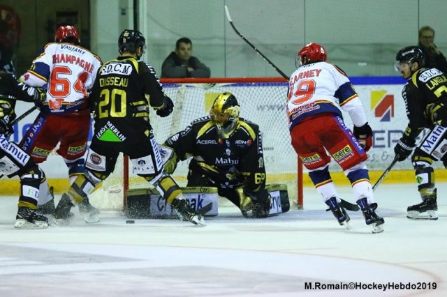Photo hockey match Rouen - Grenoble  le 29/03/2019