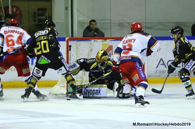 Photo hockey match Rouen - Grenoble  le 29/03/2019