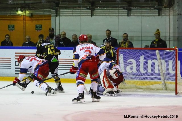 Photo hockey match Rouen - Grenoble  le 29/03/2019