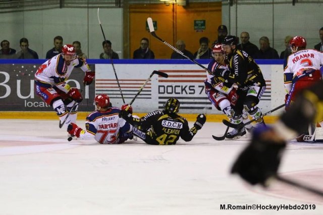 Photo hockey match Rouen - Grenoble  le 29/03/2019