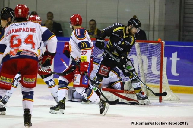 Photo hockey match Rouen - Grenoble  le 29/03/2019