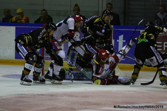 Photo hockey match Rouen - Grenoble  le 29/03/2019