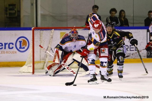 Photo hockey match Rouen - Grenoble  le 29/03/2019