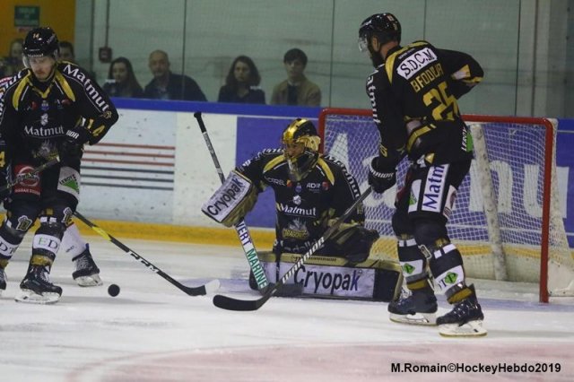 Photo hockey match Rouen - Grenoble  le 30/03/2019