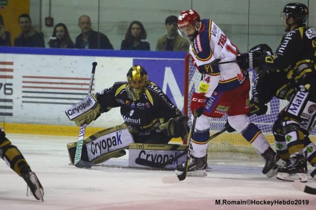 Photo hockey match Rouen - Grenoble  le 30/03/2019