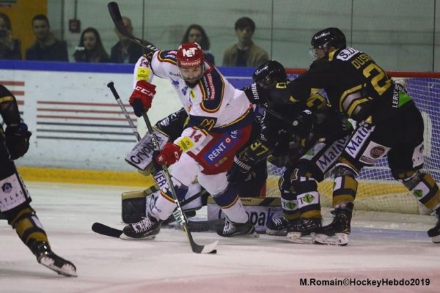 Photo hockey match Rouen - Grenoble  le 30/03/2019