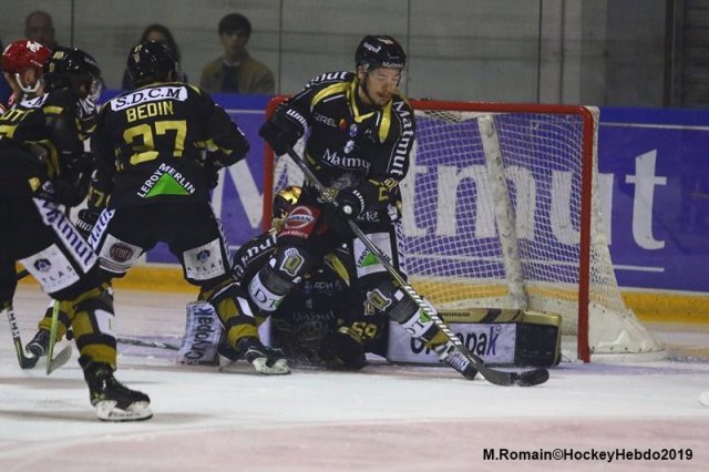 Photo hockey match Rouen - Grenoble  le 30/03/2019