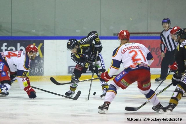 Photo hockey match Rouen - Grenoble  le 30/03/2019