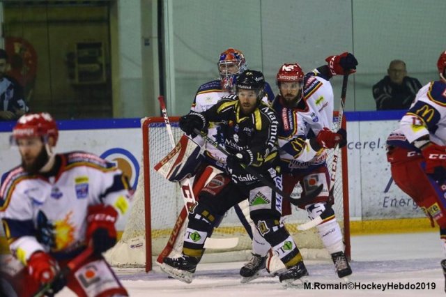Photo hockey match Rouen - Grenoble  le 30/03/2019