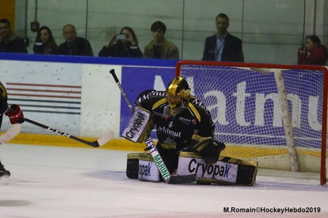 Photo hockey match Rouen - Grenoble  le 30/03/2019