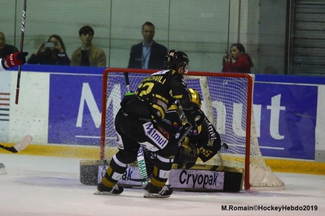 Photo hockey match Rouen - Grenoble  le 30/03/2019