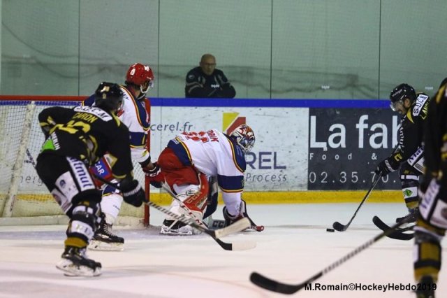 Photo hockey match Rouen - Grenoble  le 30/03/2019