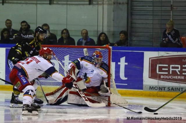 Photo hockey match Rouen - Grenoble  le 30/03/2019