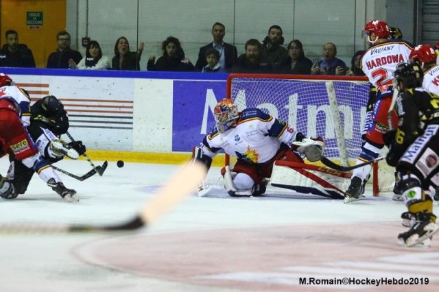 Photo hockey match Rouen - Grenoble  le 30/03/2019
