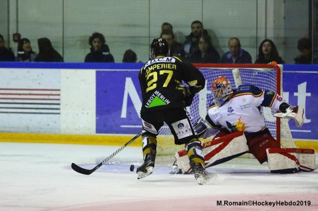 Photo hockey match Rouen - Grenoble  le 30/03/2019