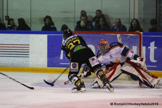 Photo hockey match Rouen - Grenoble  le 30/03/2019