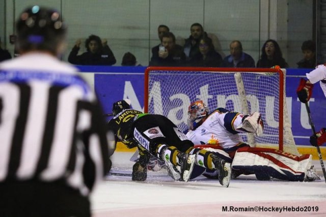 Photo hockey match Rouen - Grenoble  le 30/03/2019