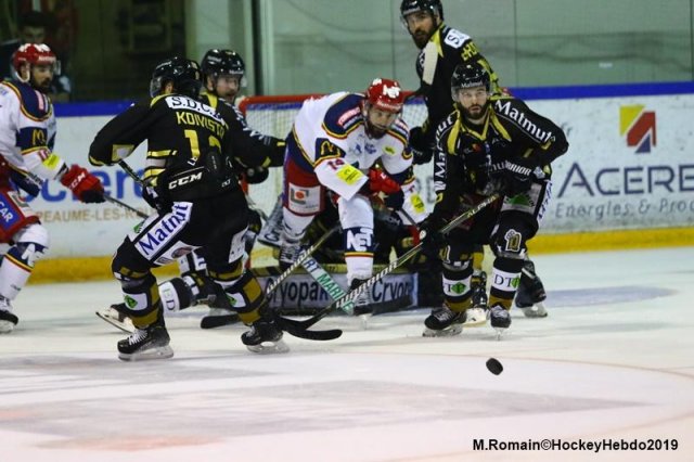 Photo hockey match Rouen - Grenoble  le 30/03/2019