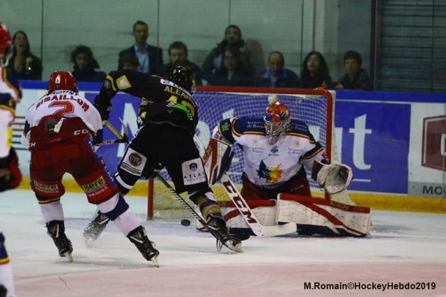 Photo hockey match Rouen - Grenoble  le 30/03/2019