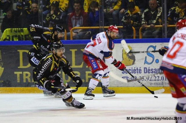 Photo hockey match Rouen - Grenoble  le 30/03/2019
