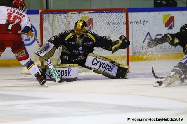 Photo hockey match Rouen - Grenoble  le 30/03/2019