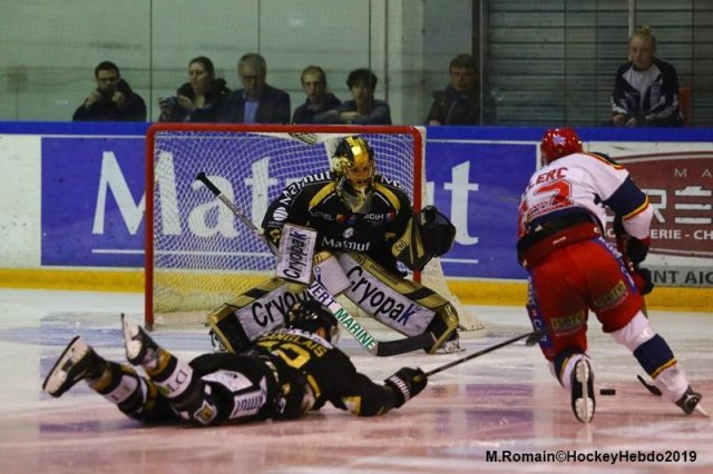 Photo hockey match Rouen - Grenoble  le 30/03/2019