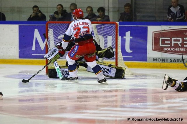 Photo hockey match Rouen - Grenoble  le 30/03/2019