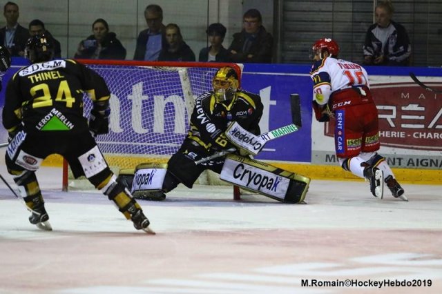 Photo hockey match Rouen - Grenoble  le 30/03/2019