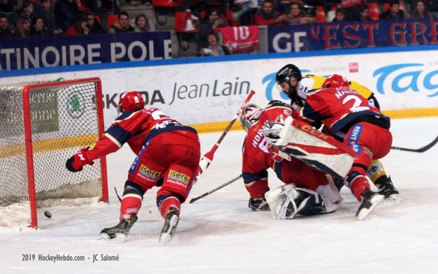 Photo hockey match Grenoble  - Rouen le 02/04/2019