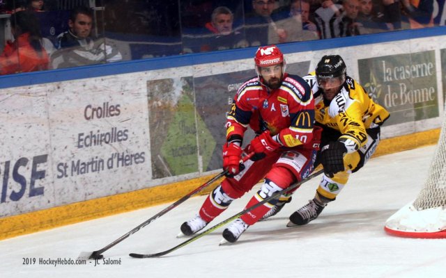 Photo hockey match Grenoble  - Rouen le 02/04/2019