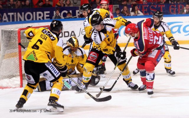 Photo hockey match Grenoble  - Rouen le 02/04/2019