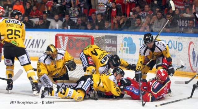 Photo hockey match Grenoble  - Rouen le 02/04/2019