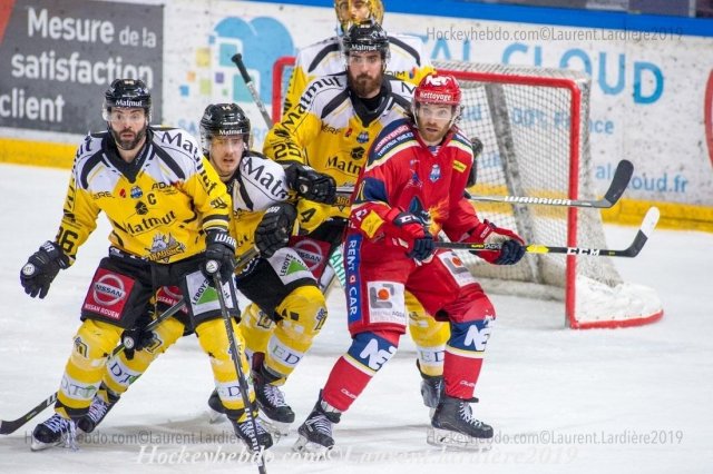 Photo hockey match Grenoble  - Rouen le 02/04/2019