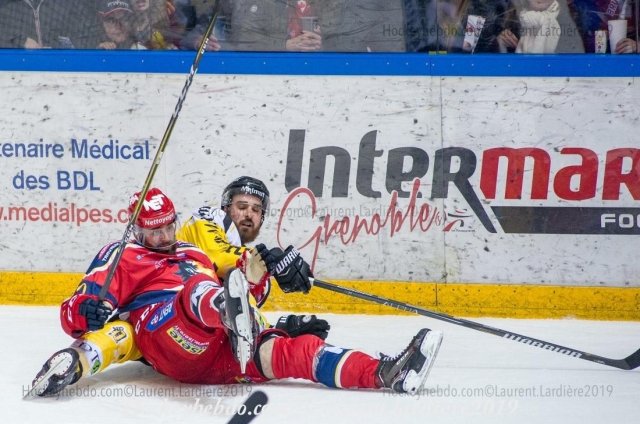 Photo hockey match Grenoble  - Rouen le 02/04/2019