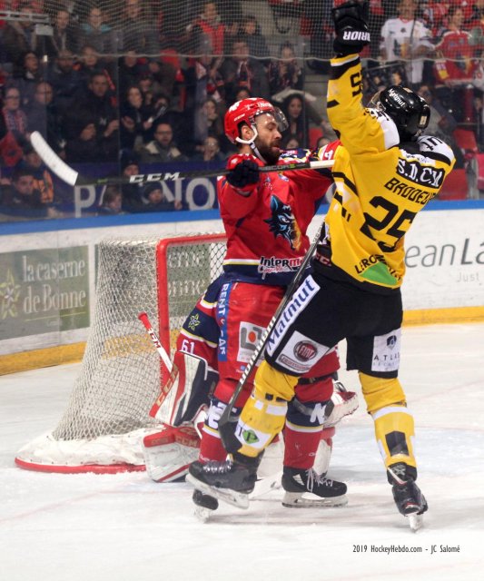 Photo hockey match Grenoble  - Rouen le 03/04/2019